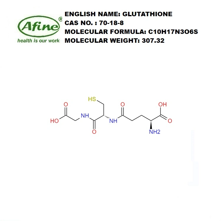 A glutationa / Glutinal Glutatione Glutatiol / / / / L-Glutatione Isethion / N- (n-l-gama-glutamil-l-cysteinyl) -Glycin CAS 70-18-8