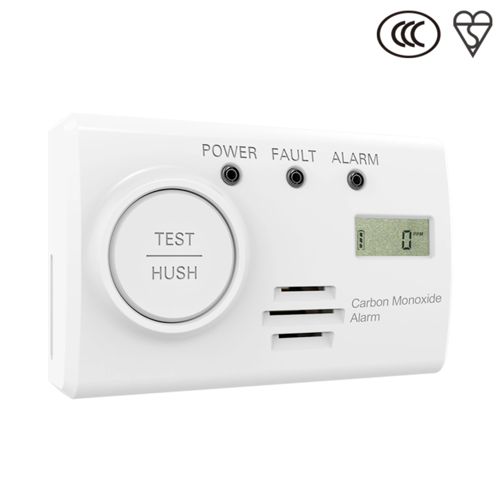 Lithium-Batterie En50291 Co Detektor Neu En Standard Kohlenmonoxid Alarm