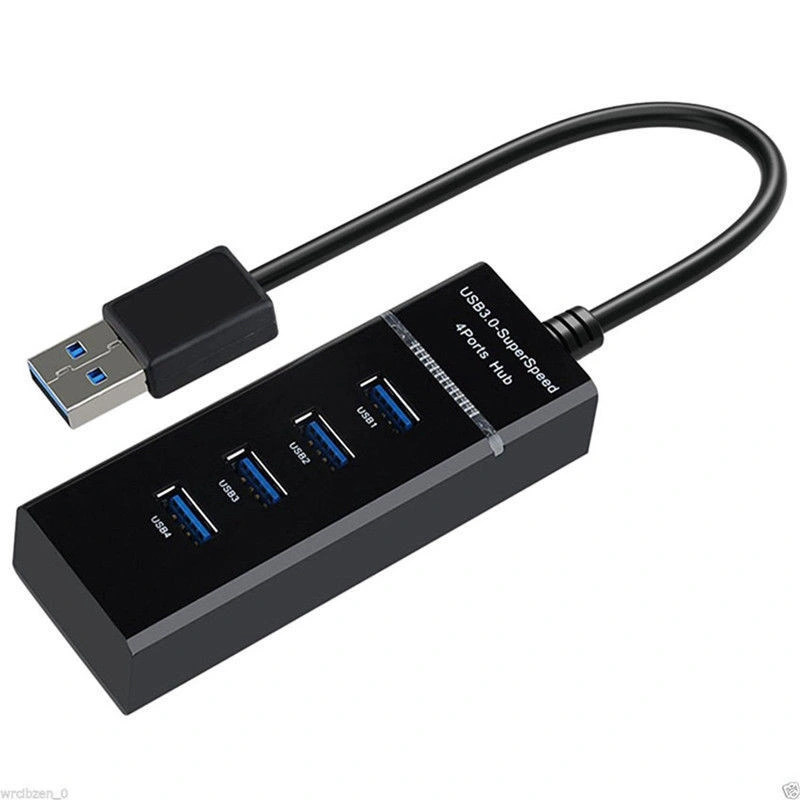 Hub USB 3,0 ultrafino de 4 puertos 5Gbps Conozca su Requisitos múltiples