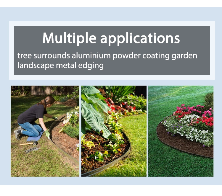 Best Seller Easy Bendable Aluminum Landscape Lawn Edge Grass Edging