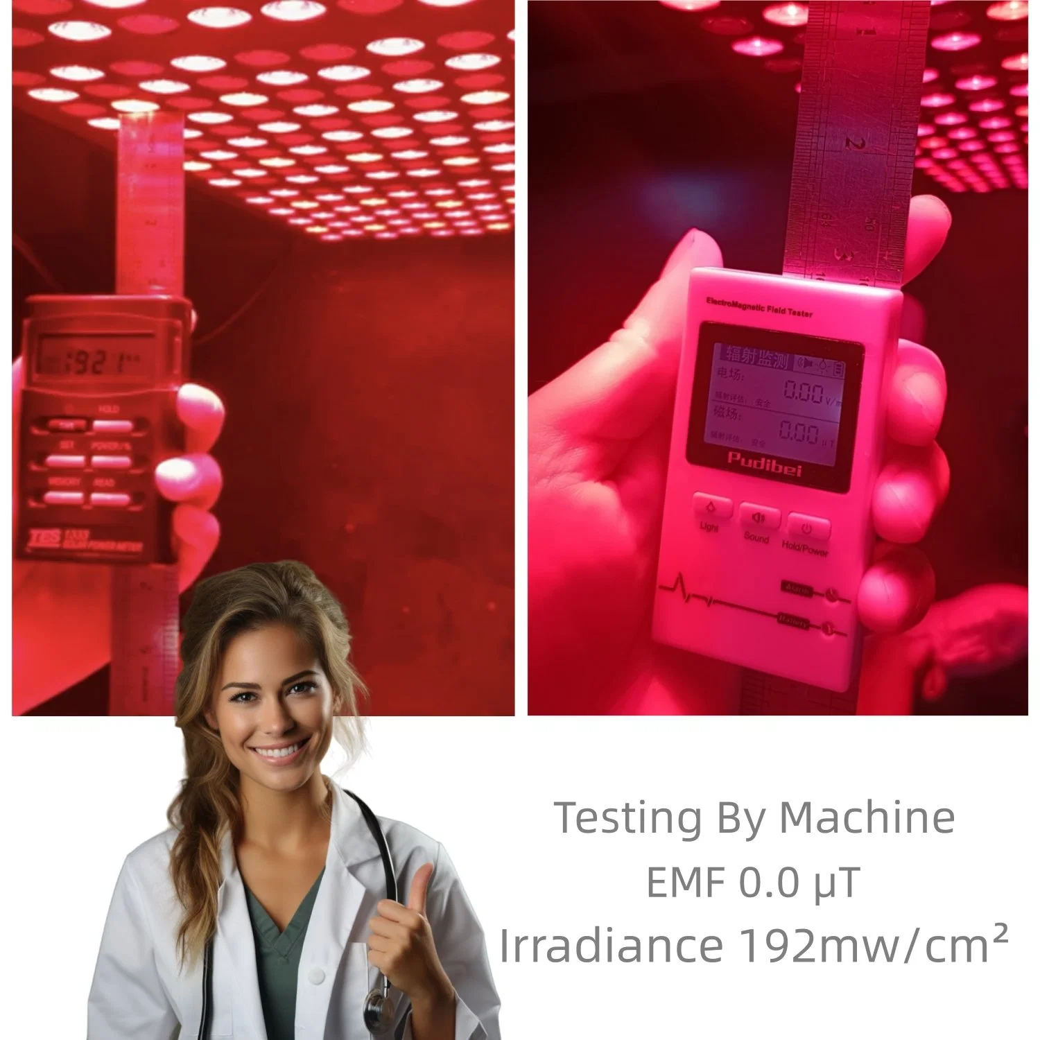 Women Skinwhitening Pulse Mode 210PCS LED Multifunctional Bracket Full Body Infrared Lamp Device Red Light Therapy Panel