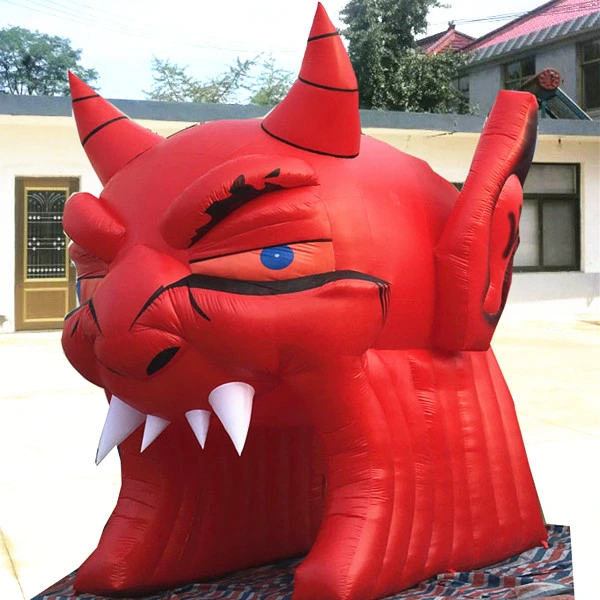 Boyi Halloween Theme Holiday Event Decoration Inflatable Devil, Demon Head Tunnel B44