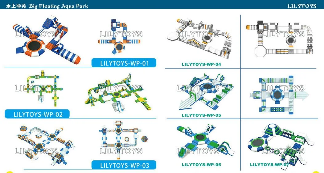 Giant Water Park Schwimmende Aqua Park Wasser Spiele