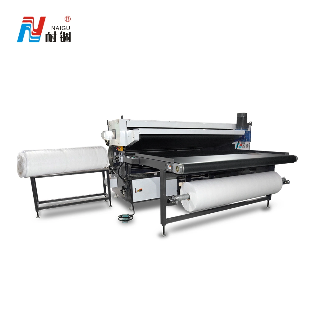 Semi-Auto Soft PVC Mattress Folding Packaging Film Compression Machine Vacuum and Press Packing Mattress Rolling Machine