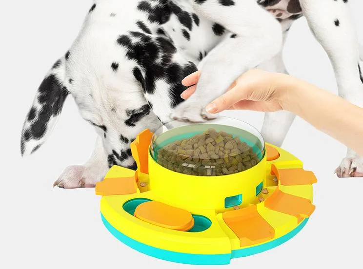 Nuevo diseño plástico Pet producto juguetes de perro para mejorar la inteligencia