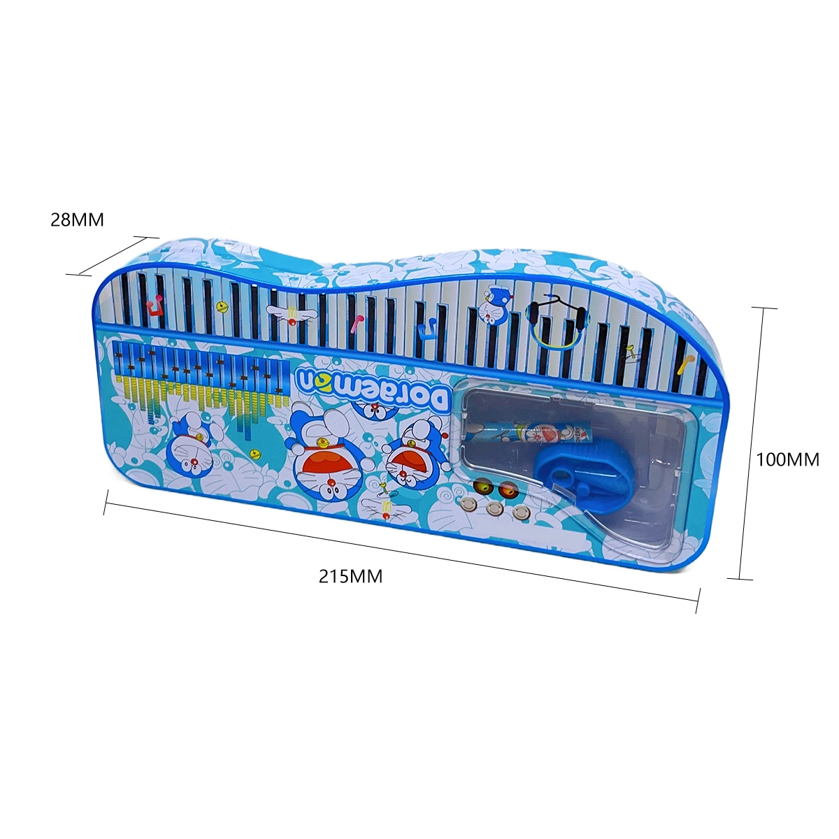 Piano Shape Pencil Case Children's Note Pencil Tin Box Packaging