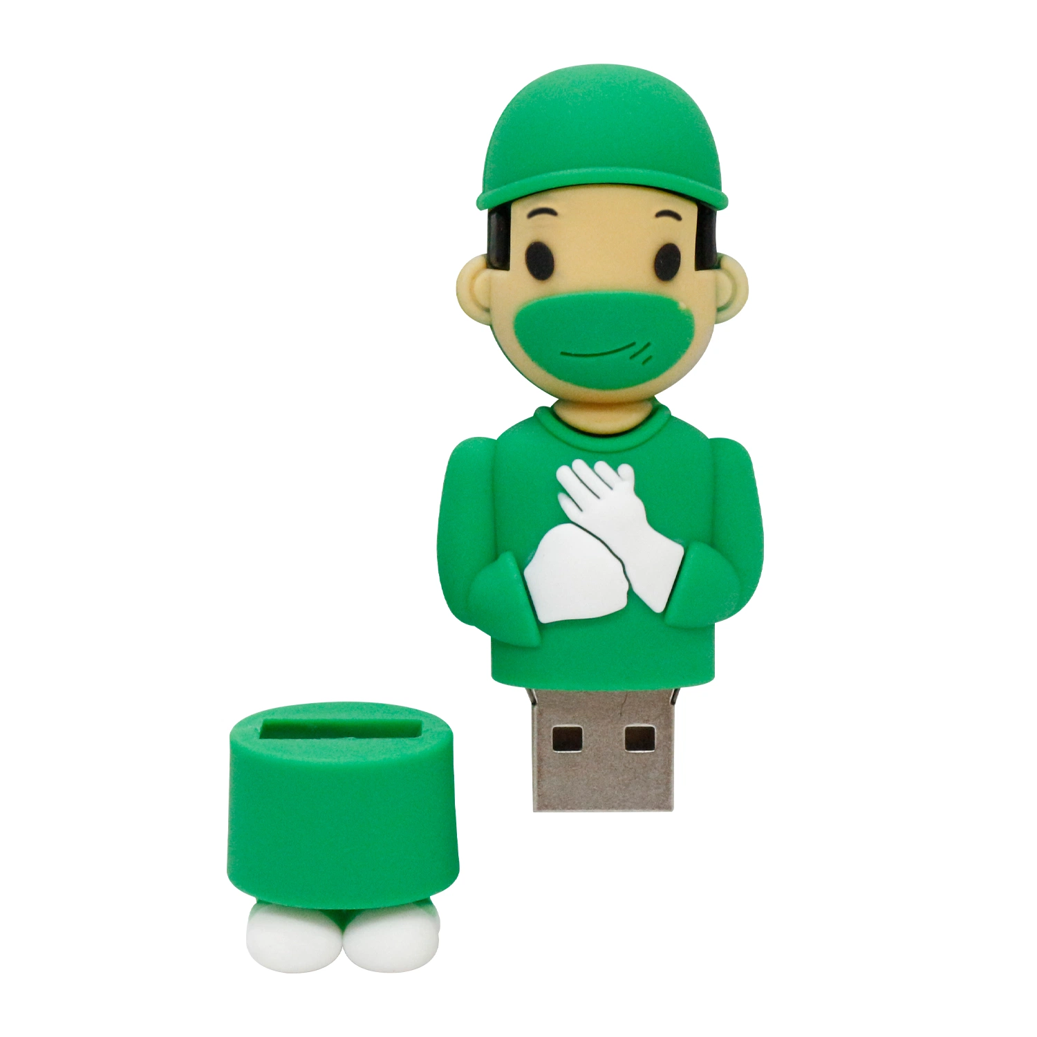 PVC Cartoon Hospital Anesthetist Doctor Promotional USB Stick