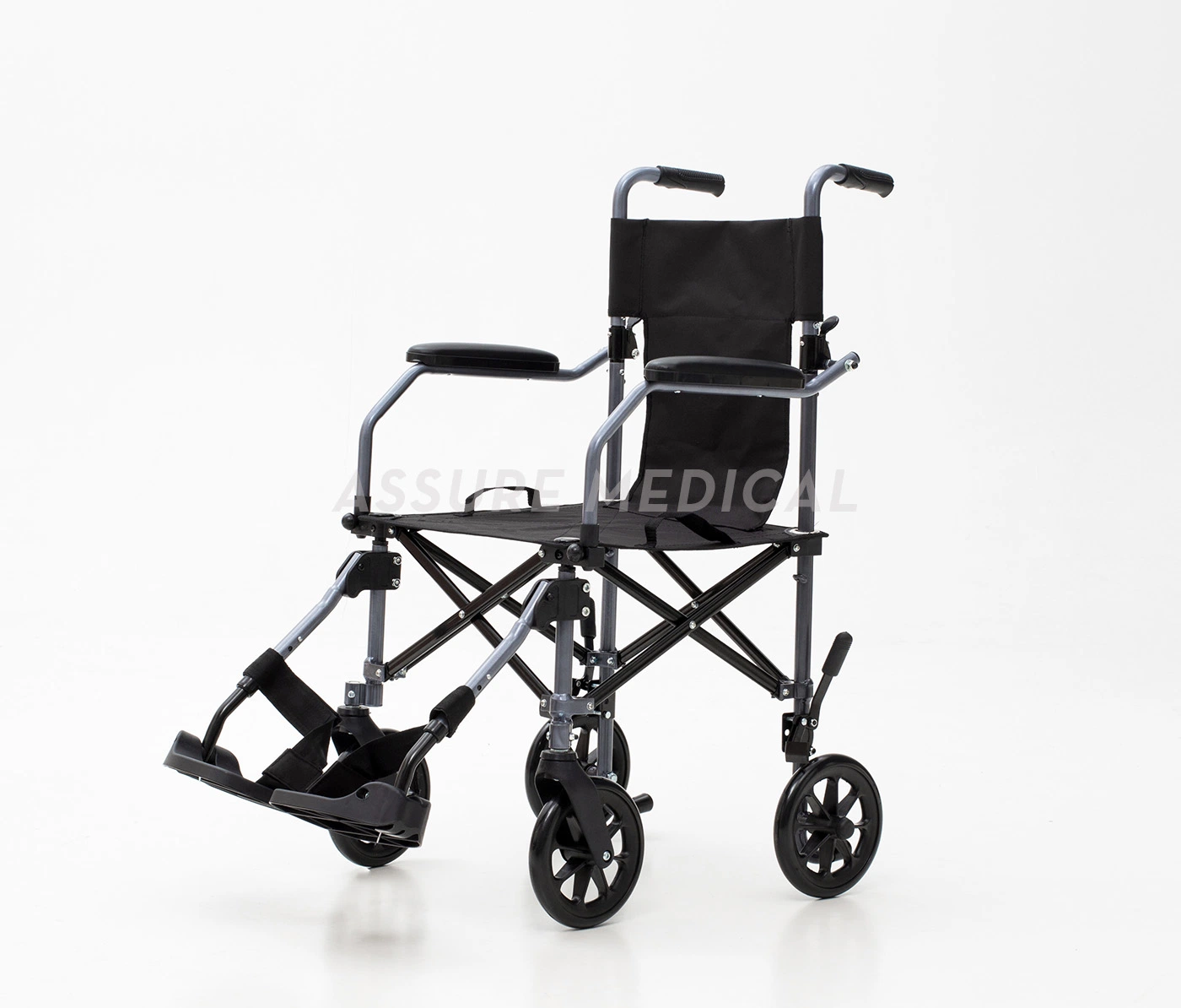 Aluminum Compact, with Portable Bag, Transport/Transit Wheelchair (AL-BL08)