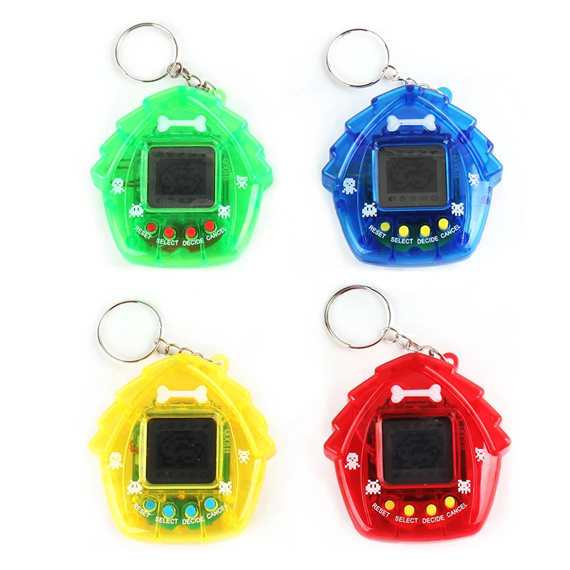 Máquina de mascotas electrónica de mano Mini máquina de juego virtual Tamagotchi Toy Adorno llavero