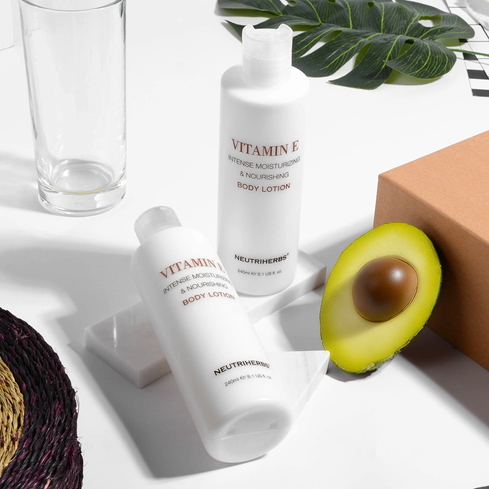 Vente à chaud soin de la peau produit lustrant pour peau sèche anti Lotion hydratante hydratante pour le corps en vitamine E facilement absorbée