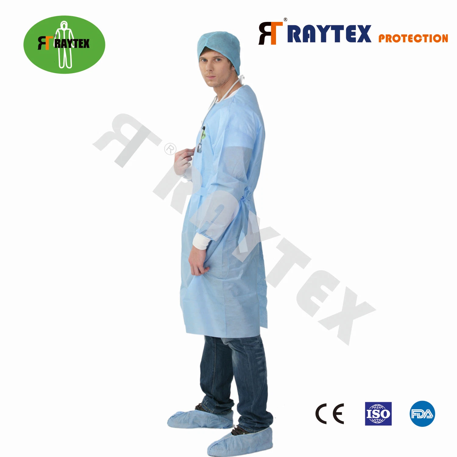 Friendly Price FDA CE Certified SMS En13795 Medical Use Surgical Gown