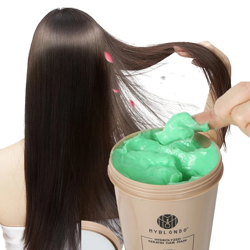 Keratin Hair Mask Treatment Damaged Smoothing Natural Moisten Hair Care Collagen Professional Salon Use Factory Price 600ml