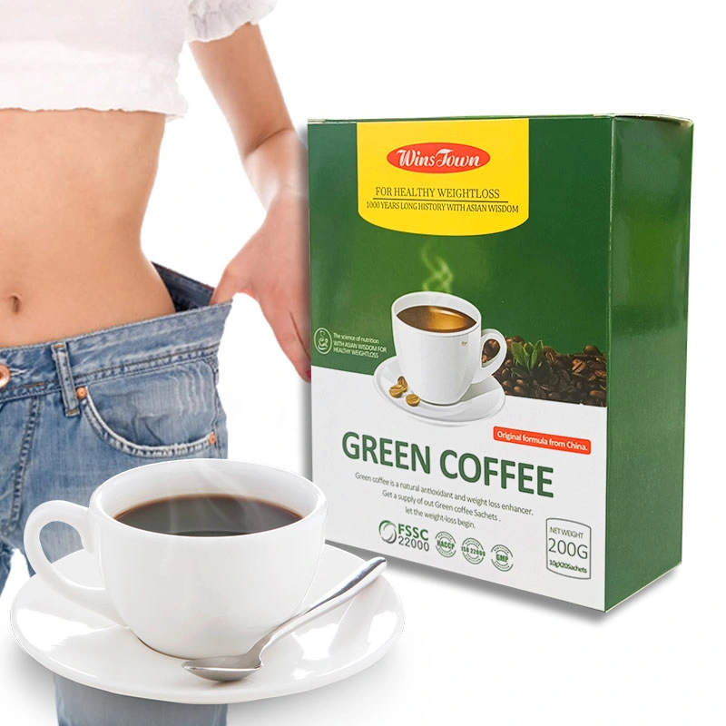 Organic Natural Herbal Strong Effective Lose Weight Burn Belly Fat Skinny Detox Slim Green Coffee with Ganoderma