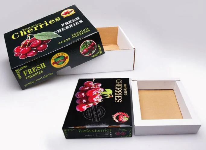 Custom Printed Agricultural Products Fruit Kraft Folding Paper Gift Box