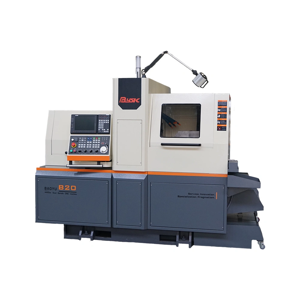 B20 Dual Spindle CNC Swiss Type Lathe with High Processing Accuracy Teachnology