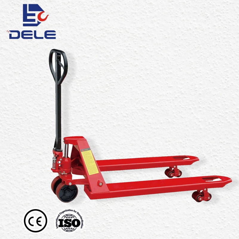 Hand Pallet Truck 2.5t Manual Pallet Forklift Nylon Wheel Truck