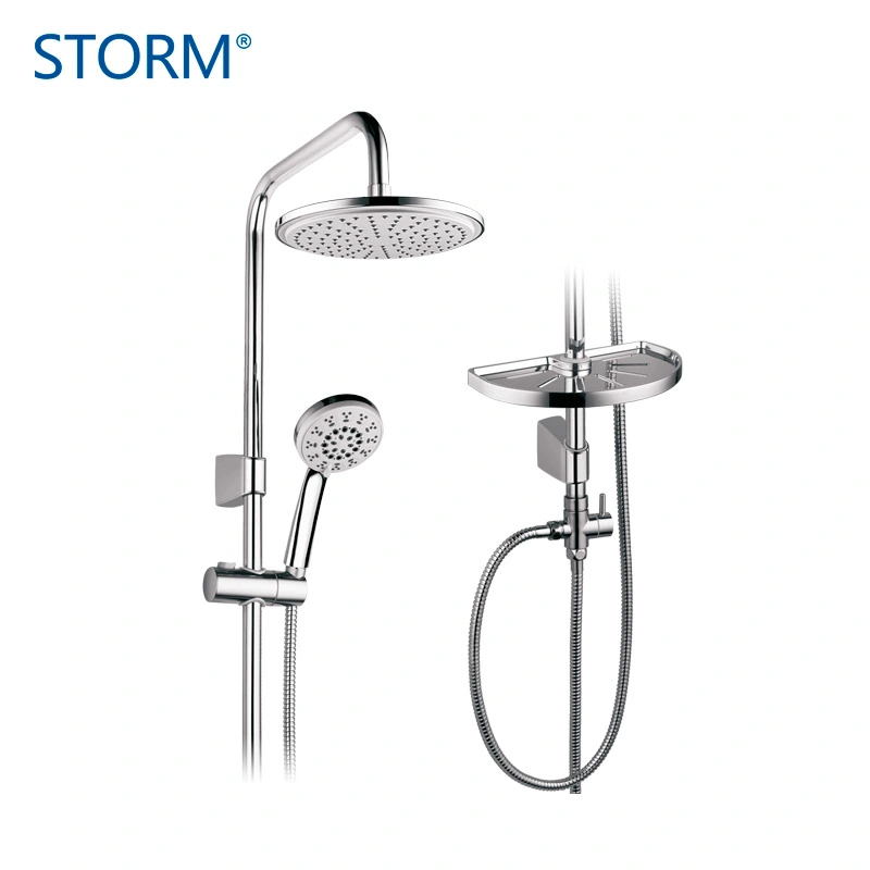 Chrom Regen Dusche Wasserhahn Wand Badewanne Badewanne Edelstahl Duschset Aus Stahl Für Badezimmer