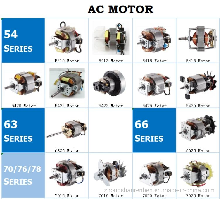 7016 pourrait être adaptée à haute vitesse des appareils électroménagers moteur universel pour la viande de mélangeur de la centrifugeuse blender électrique du moteur de broyeur