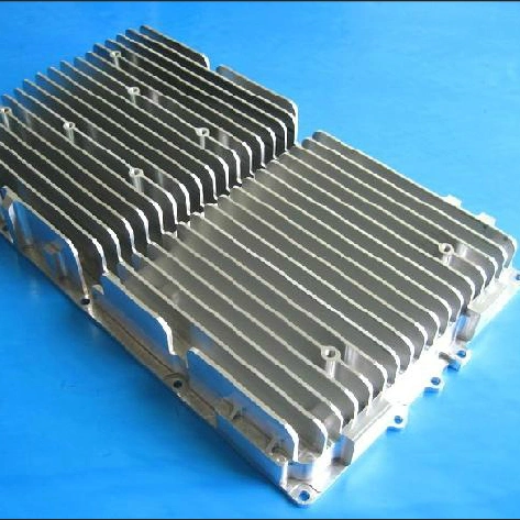 Lager Aluminum Heat Sink Communication Product Housing CNC Machining Part