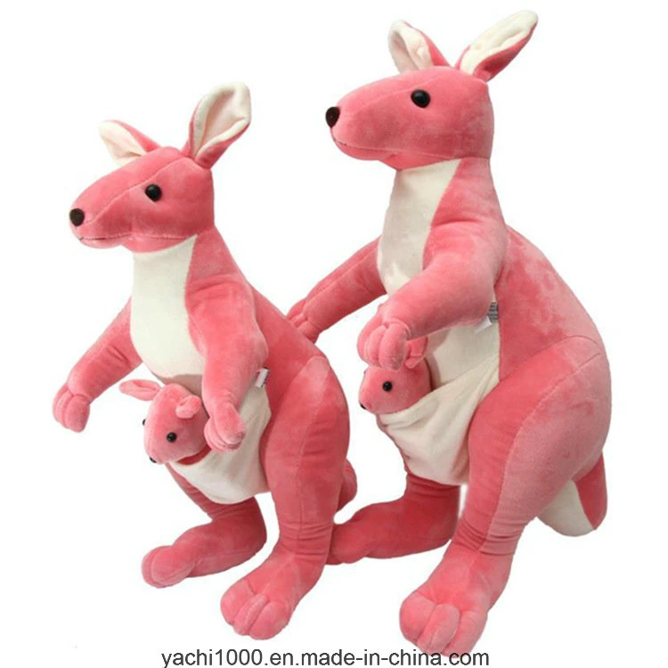 Brinquedo Canguru vermelho Plush com certificação da segurança