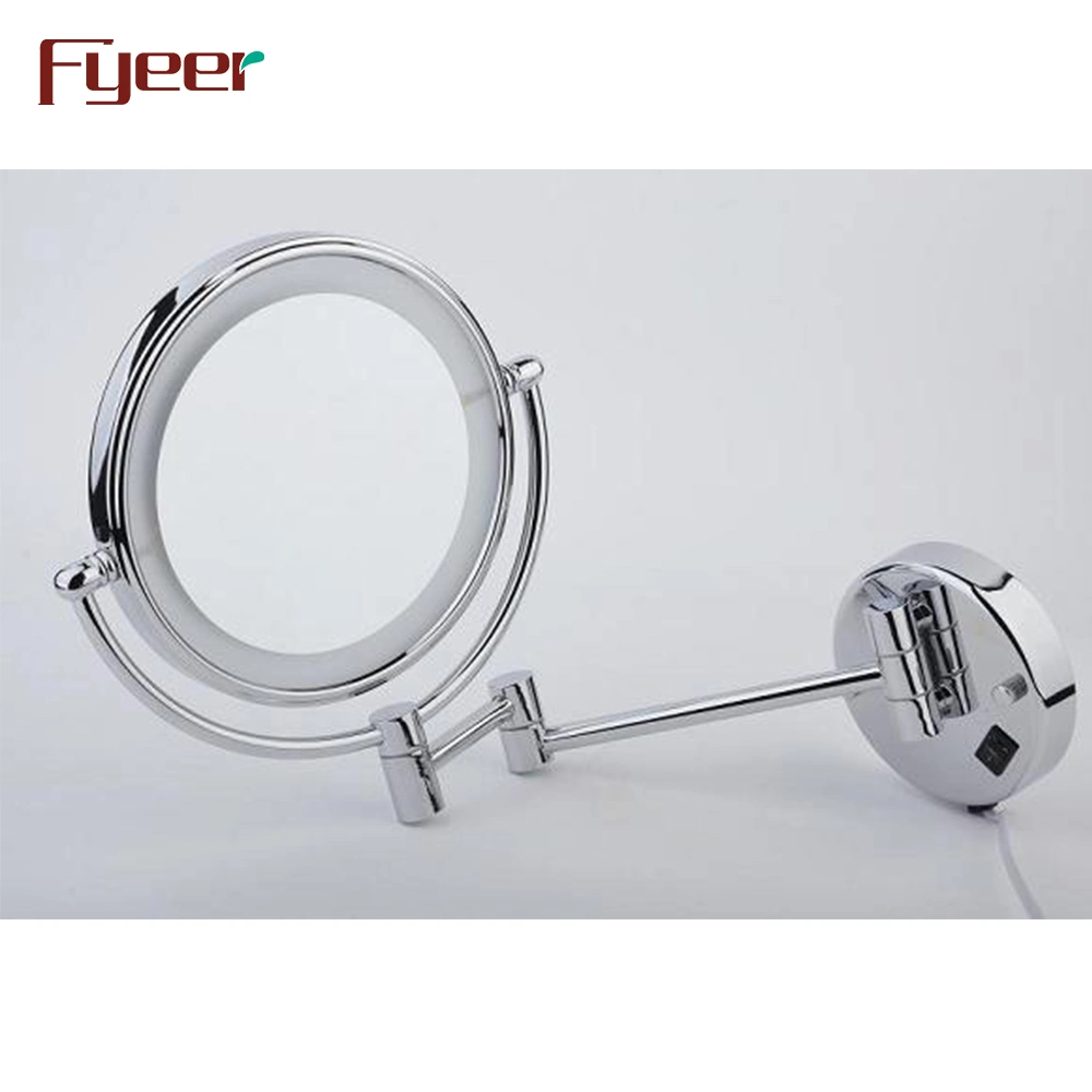 Fyeer ultra delgado en la pared LED plegable el cuarto de baño espejo de maquillaje