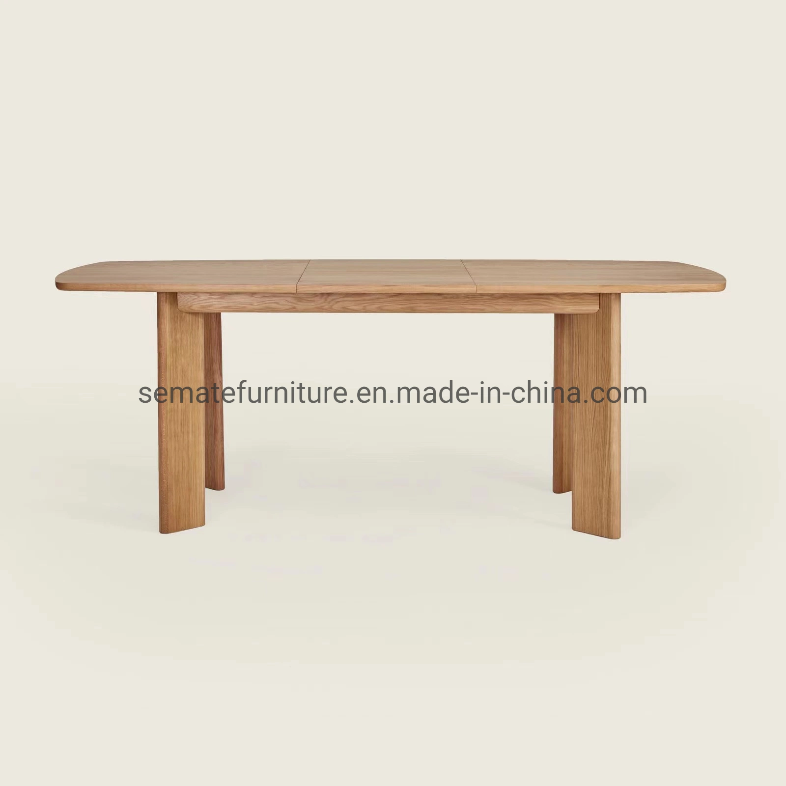 Factory Supplier Customized Dining Room Furniture Large 87" Rectangle Wooden Dining Table for Home/Hotel/Restaurant/Bar/Coffee