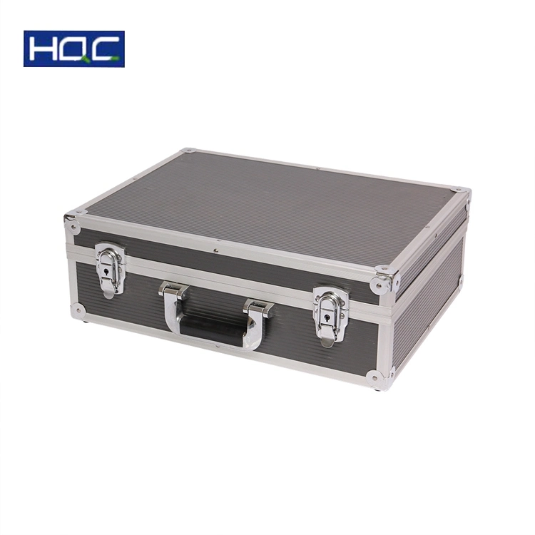 Caja de herramientas de aluminio Caja de herramientas portátiles de almacenamiento de CD USA