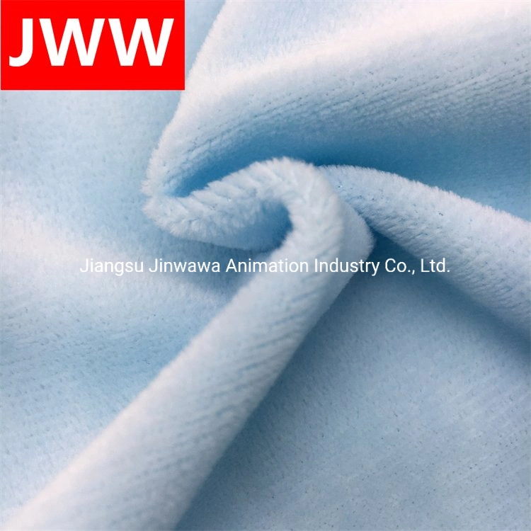 Wholesale/Supplier Crystal Super Soft 1.0 mm Brushed Velvet Fabric for Bedding Sofa.