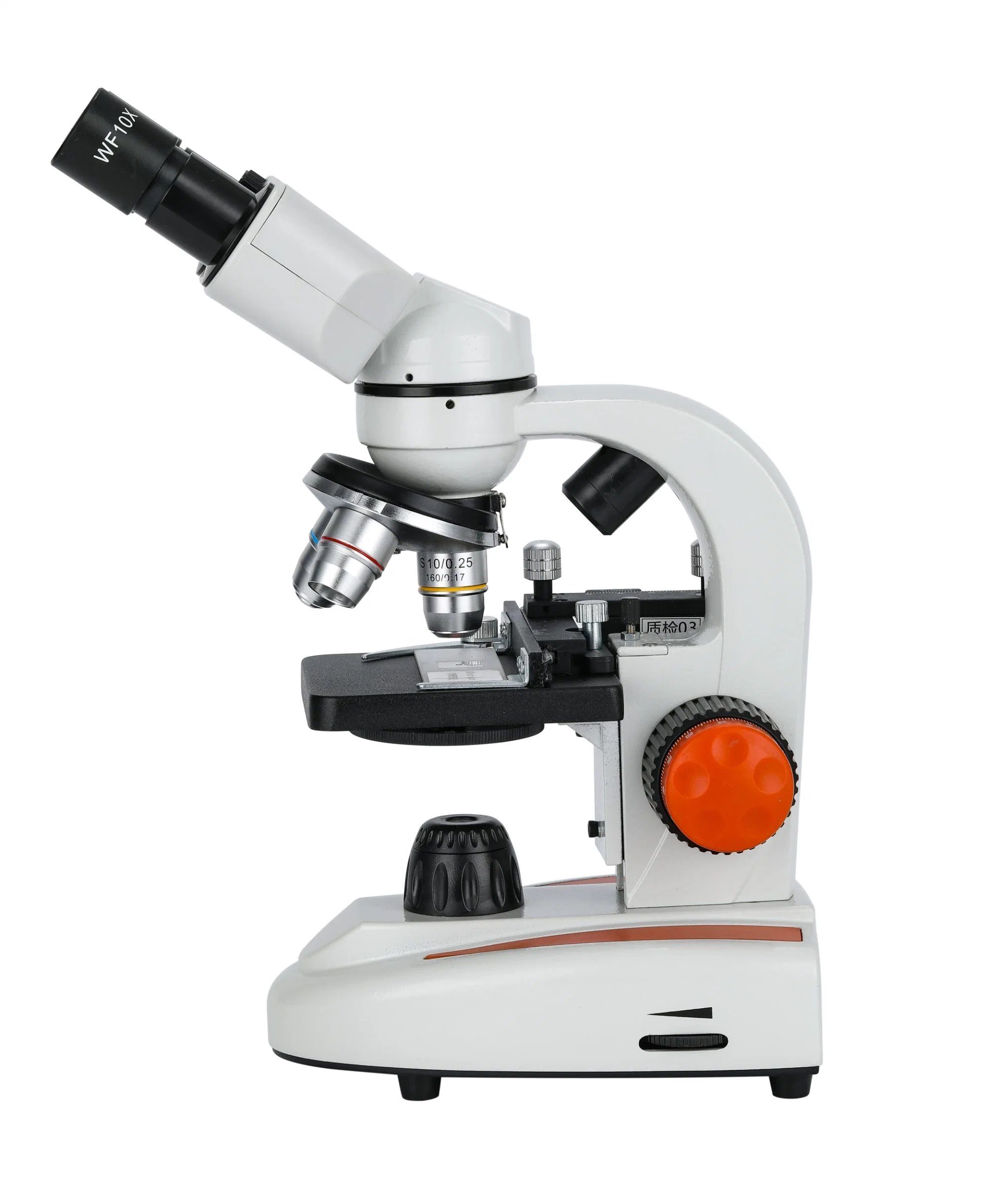 Microscope biologique binoculaire 40X-2000X pour les étudiants scolaires.