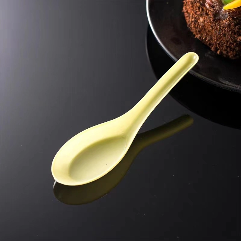 Disposable Product Eco-Friendly Plastic Spoon Dessert Takeaway Spoon (LO-66)