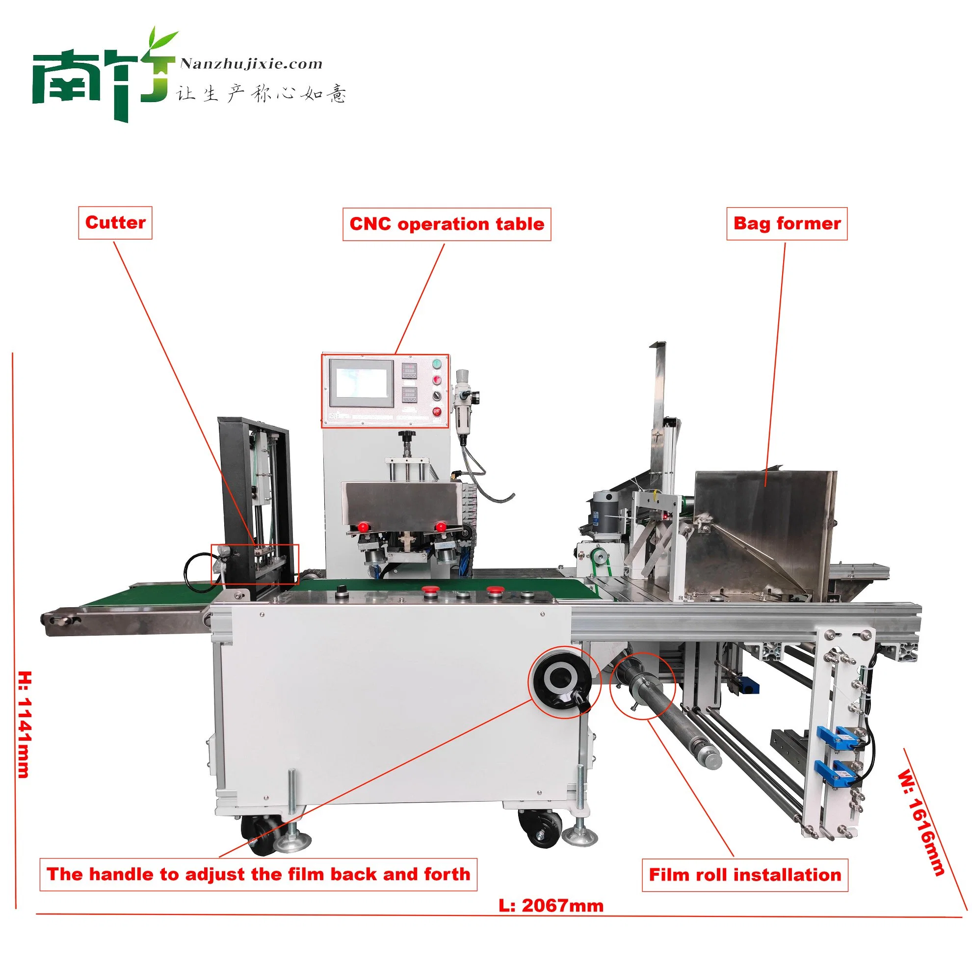 Full-Auto 3 Colors Printing Chopstick Packing Machine (paper film wrapped)