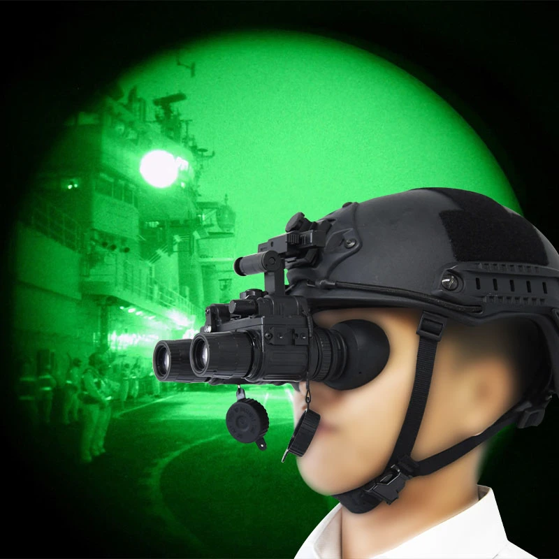 Military Helmet Mounted Night Vision Goggles Binoculars Telescope