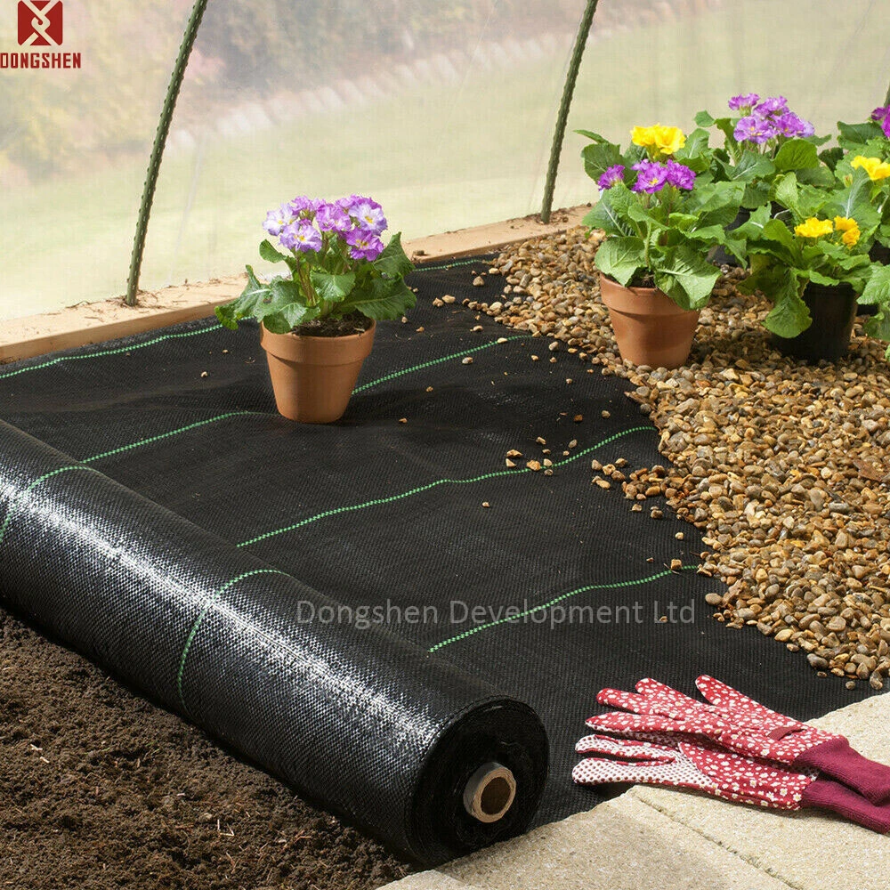 Woven Geotextile Fabric HDPE Anti UV Grass Weed Control Ground Cover Mat