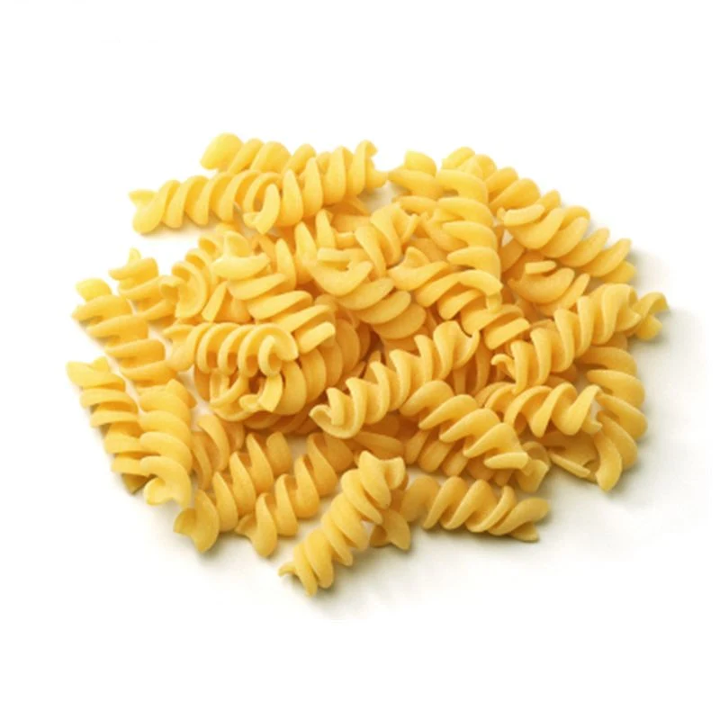 Saco de cotovelo instantâneo Macaroni 400g Fusilli pasta pronta-comer Noodle Fast Cozinhe para um jantar saudável