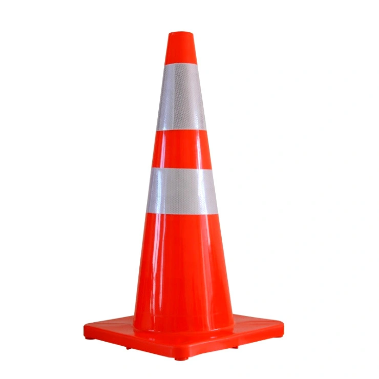 Reflective Orange Color Traffic Safety Cone for Roadway Safety