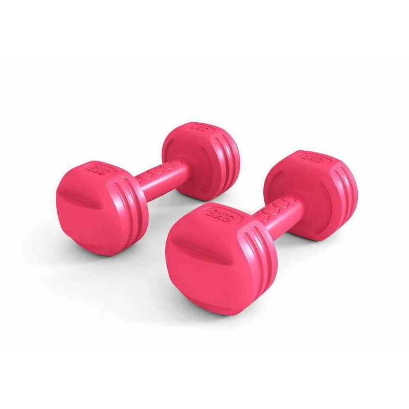 Vinilo Hex barato elevación de manos Equipo de gimnasio Peso elevación de poder Entrenamiento Color relleno de arena Perro de mano Dumbbell Equipo de gimnasio Dumbbell