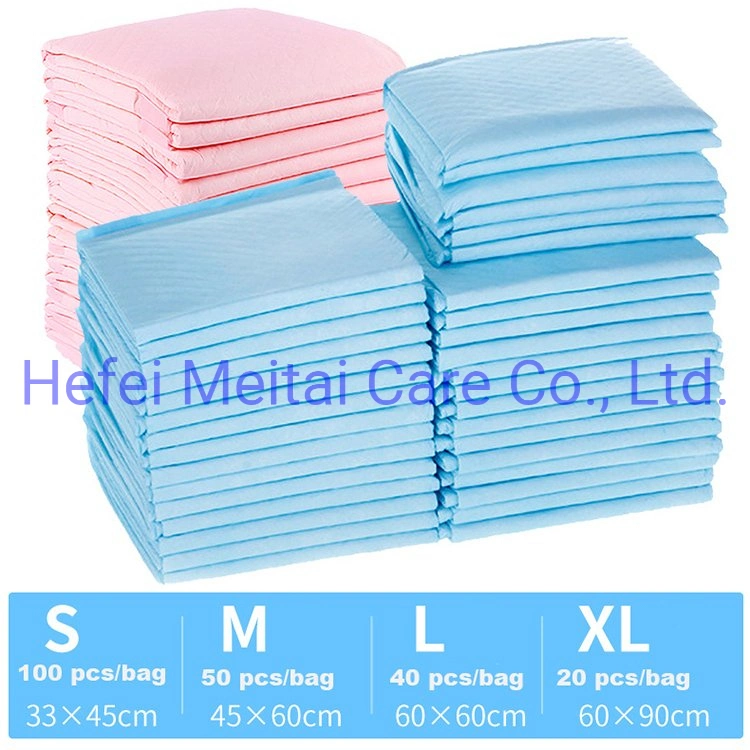 Hot Sale OEM Design High Absorbent Incontinence Soft Disposable Medical Bed Pads