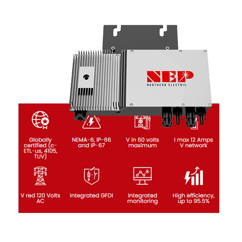 Bdm 600 Microinverter 600W Solar PV Grid Tie Micro Inverter Micro Inverter Solar Nep