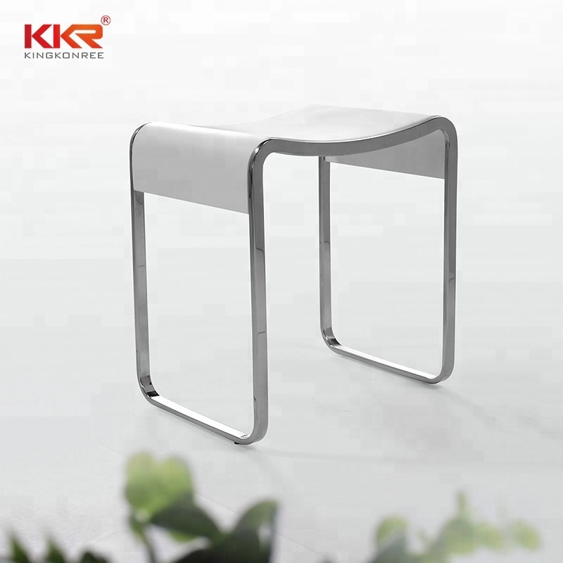 KKKR moderno sólido superficie asientos ducha silla de baño taburete