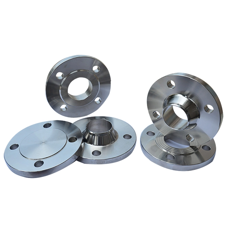 Customized De Standard BS4504 BS10 Forged Pipe Fitting Flange Stainless Steel Flange with Threaded