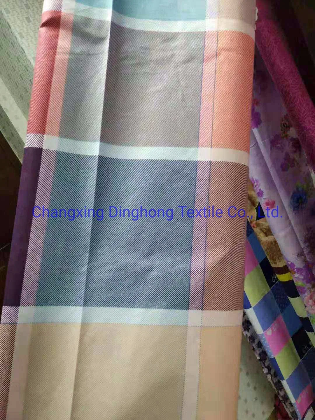 Woven Brushed Printed Polyester Bed Sheet Fabric Microfiber Textiles