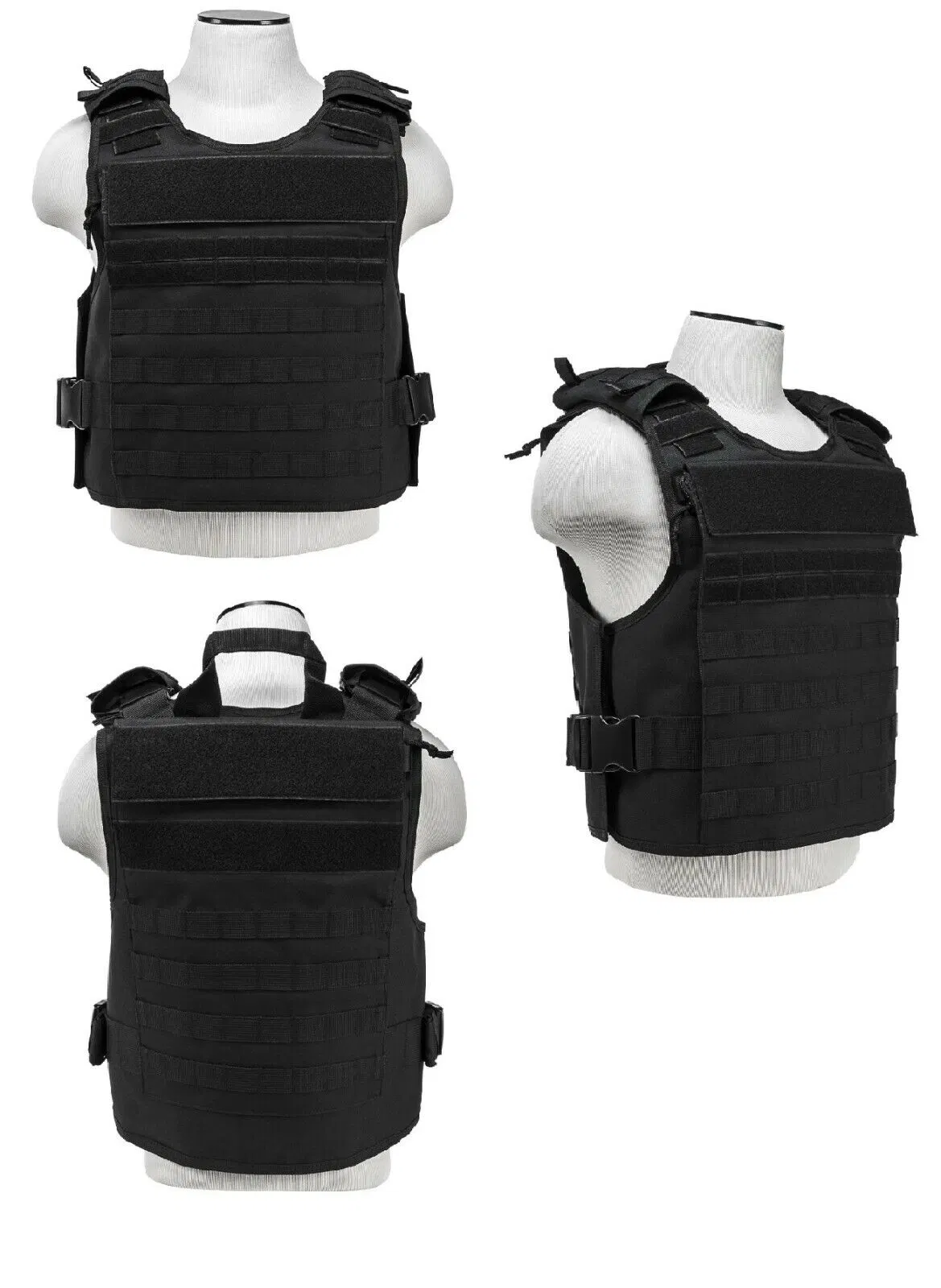 Discreet Plate Carrier Tactical Vest W/ External Pkt Shooting