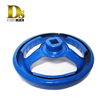 Densen Customize Spoke Casting Steel Machine Chrome Plated Hand Wheel