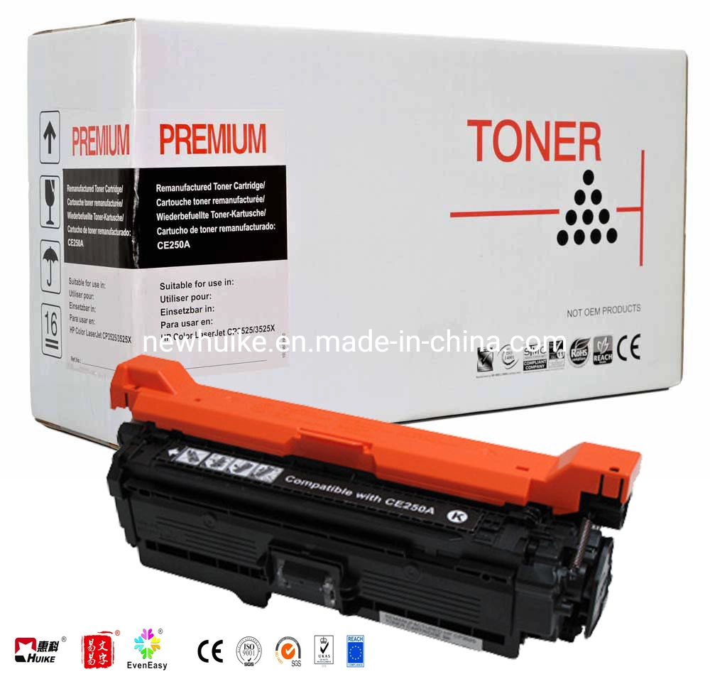 Para HP CE250A/CE400A/Crg323/Crg723 Cartucho de tóner compatible con Japón para Laserjet CP2525/3530/E500/M511/Lbp 7700