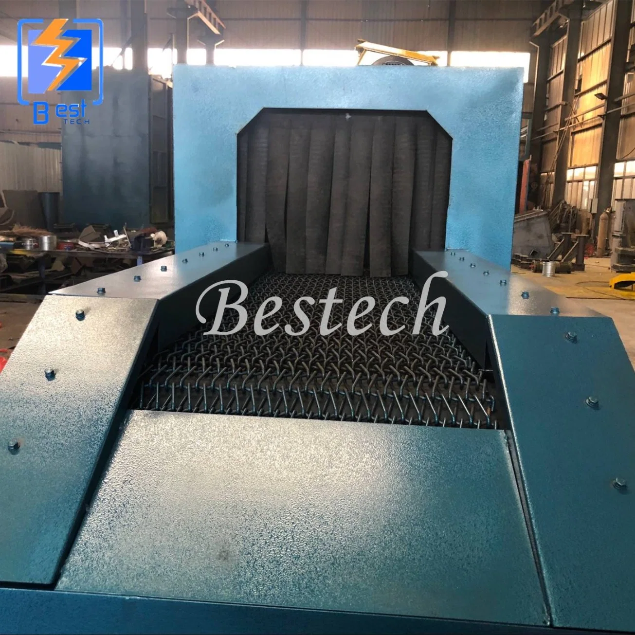 Stainless Wire Mesh Belt Shot Blasting Machine Factory Price