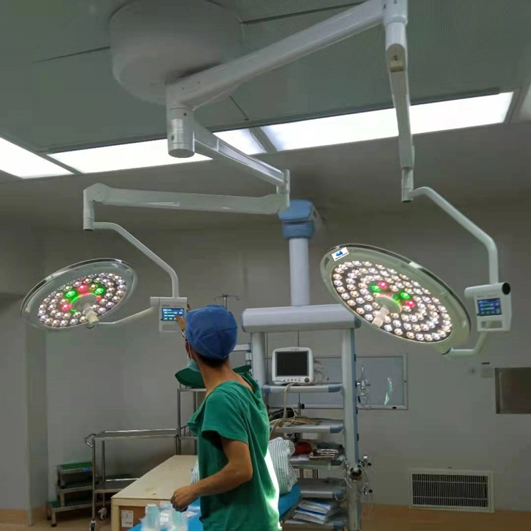 Doble techo de Hospital de los jefes de las luces de funcionamiento operativo médico de la luz de Shadowless