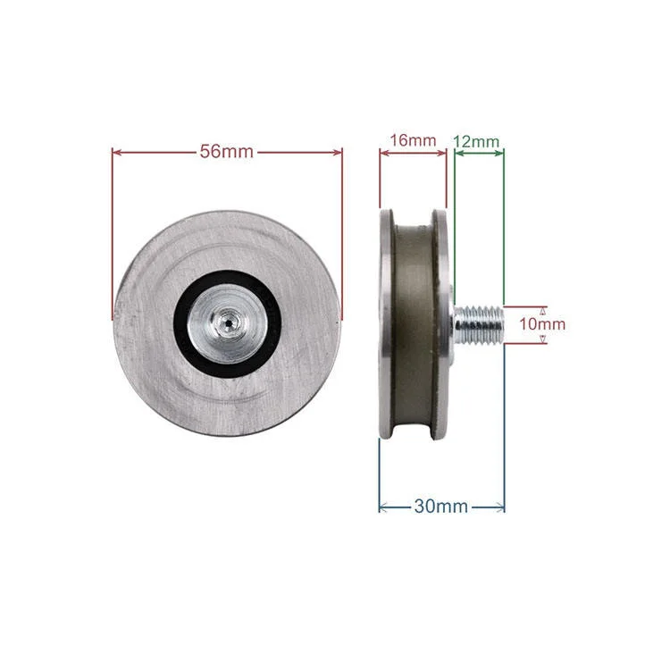 At120 56*16*6210 Hexagon Flat Groove Car Door Positioning Wheel Elevator Door Hanger Roller