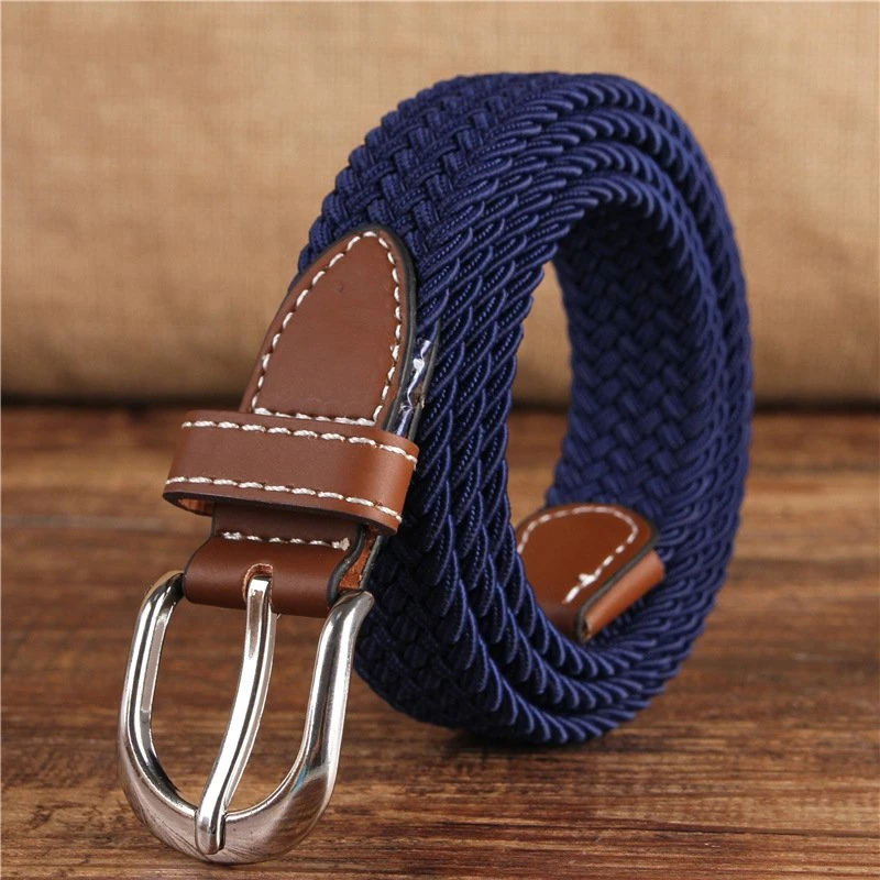 Hot Selling Original Factory Fashion Braided Stretch Fabric Elastic Braided Horse Riding Belt