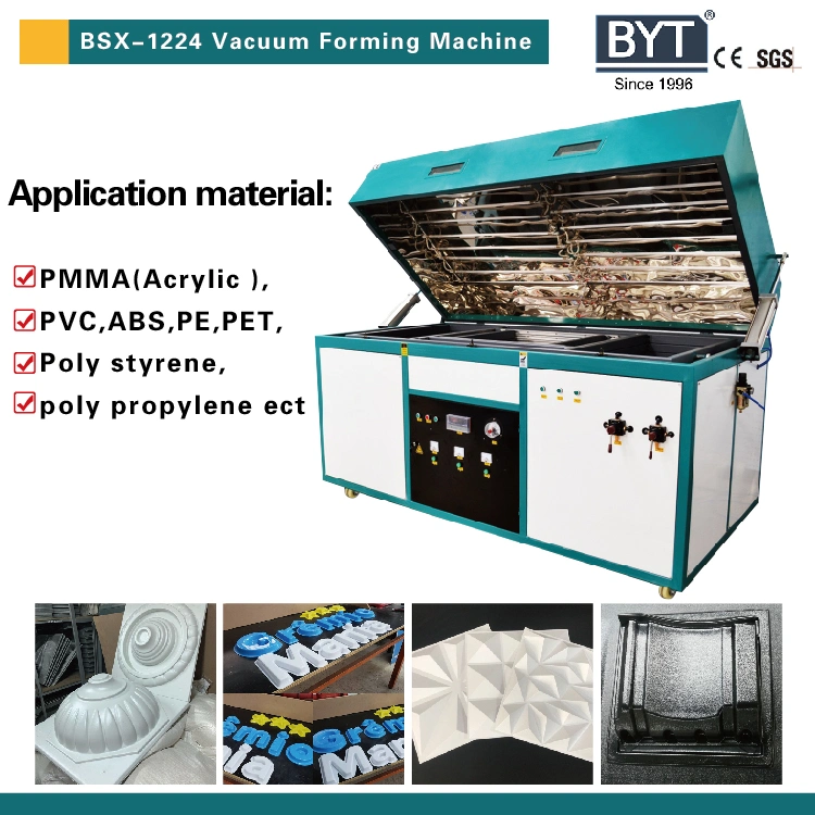 Automatic Plastic 4*8feet Board Vacuum Forming Machine for 3D Signs Acrylic ABS PVC Pet Sheet Thermoforming