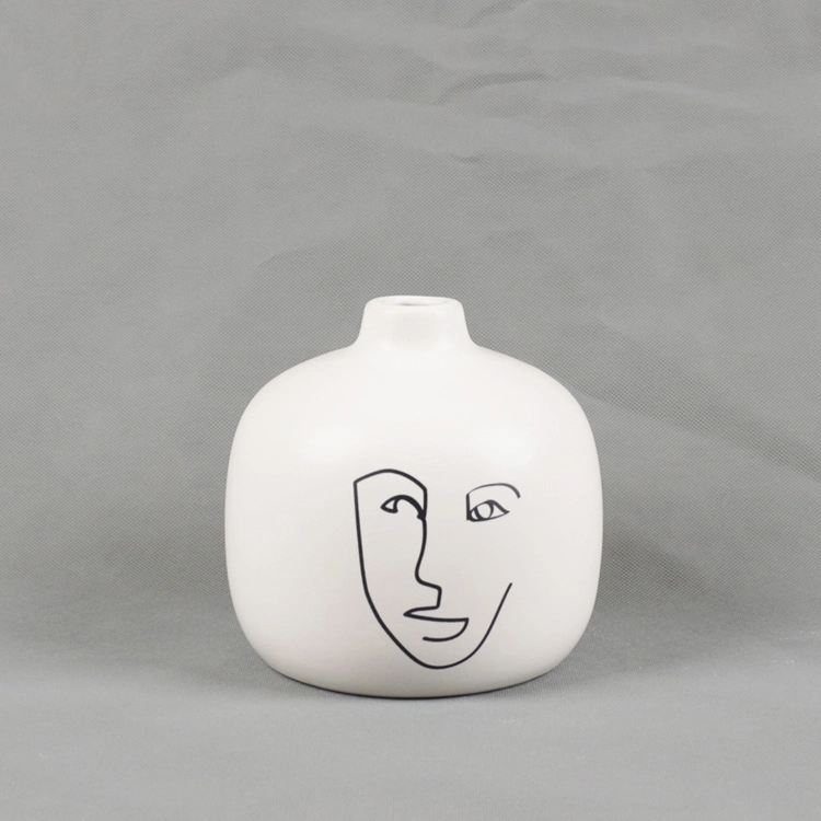 Unique Design Customized Flower Vase Ceramic Outdoor Decor Nordic Porcelain Vase Multi Color Ceramic Vase